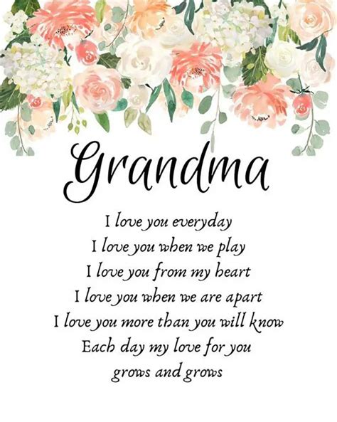 mothers day poems for grandma|happy mothers day grandma poems.